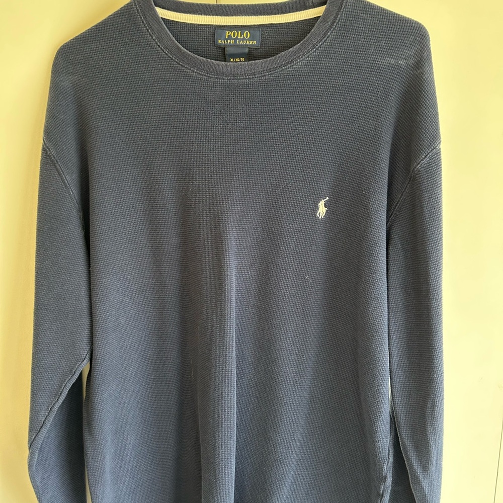Polo Ralph Lauren Navy Long Sleeve Shirt